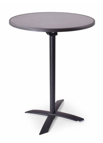 table mange debout miroc Ø80 cm sevelit anthracite