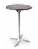 table mange debout Miroc Ø70 cm sevelit Pizarra structure inox