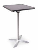 table mange debout  Miroc pied Inox 70 X 70 cm anthracite