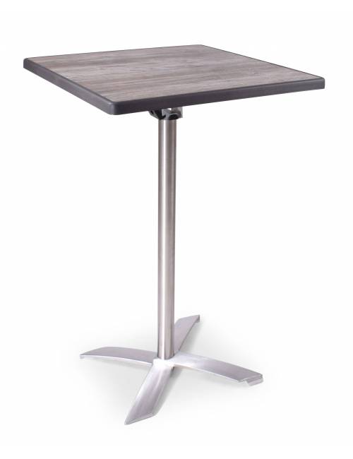 table mange debout  Miroc 70 X 70 cm vintage