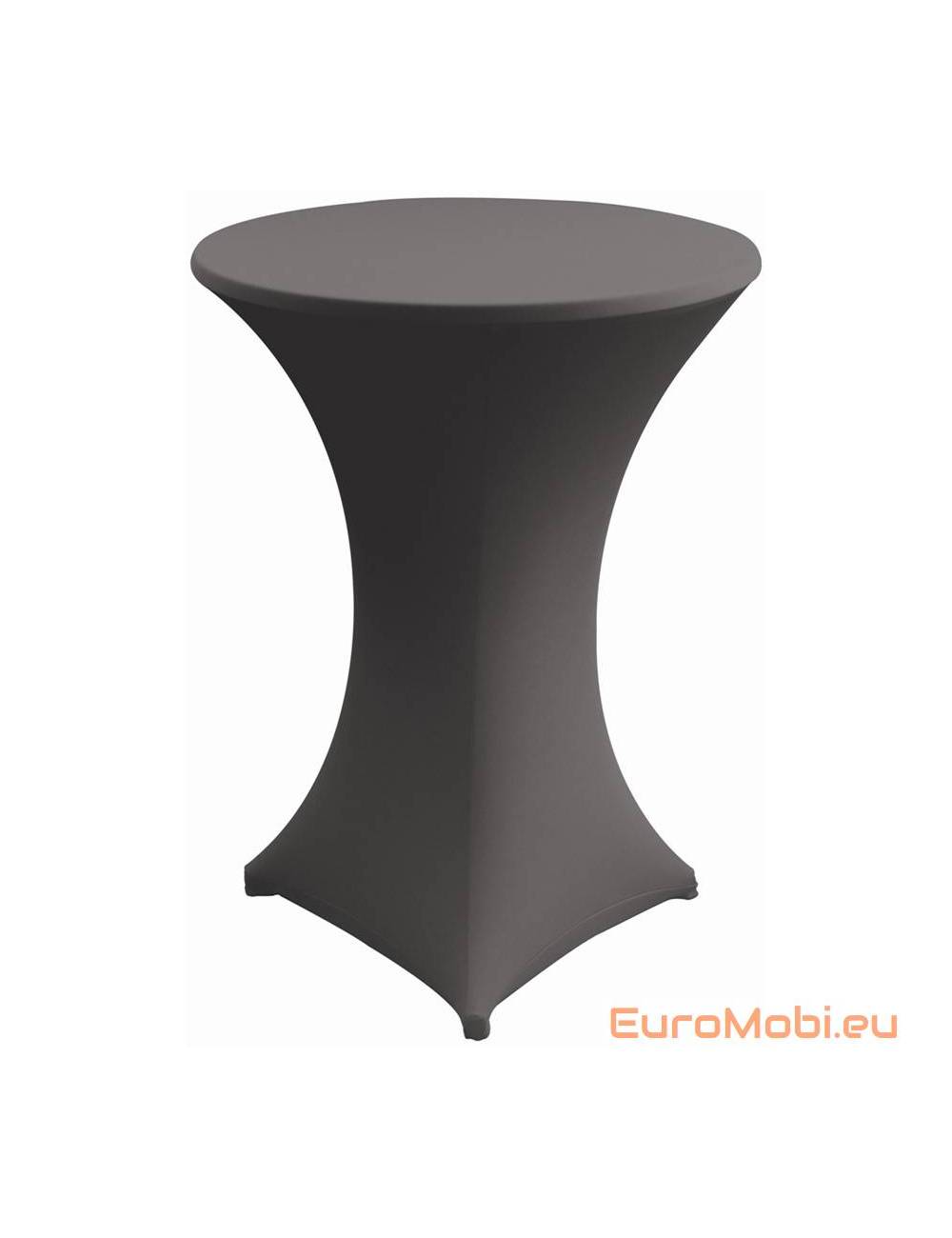 Cover and top stretch for standing table round grey Cover and top stretch for standing table round grey