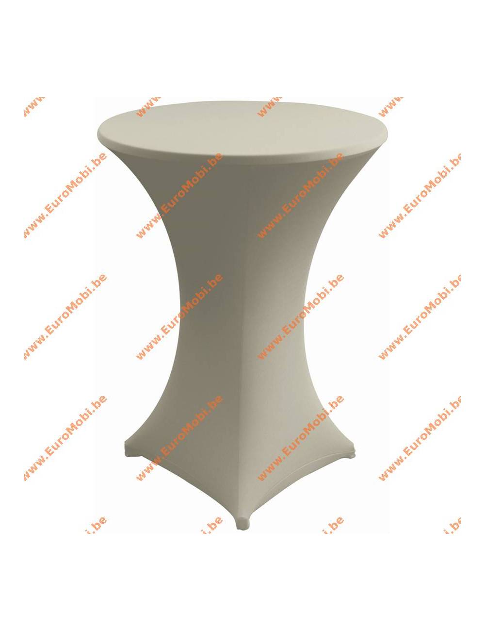 Cover and top stretch for standing table round migth grey Cover and top stretch for standing table round migth grey