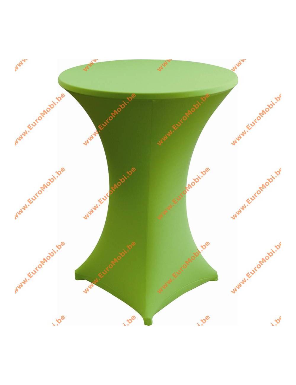 Cover and top stretch for standing table round green ligth Cover and top stretch for standing table round green ligth