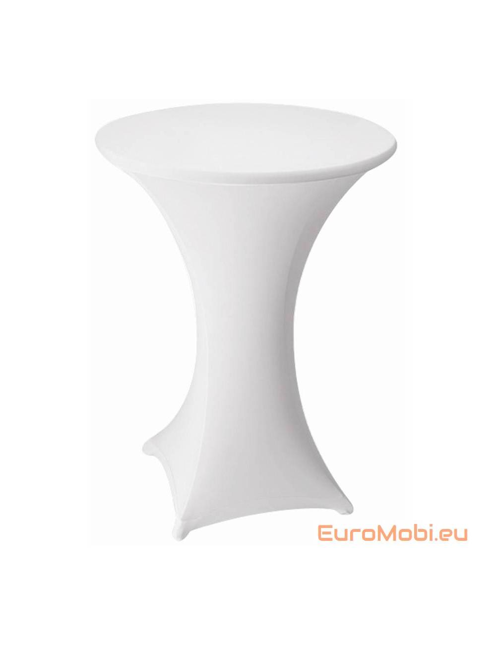 Nappe extensible pour table debout blanche Nappe extensible pour table debout blanche