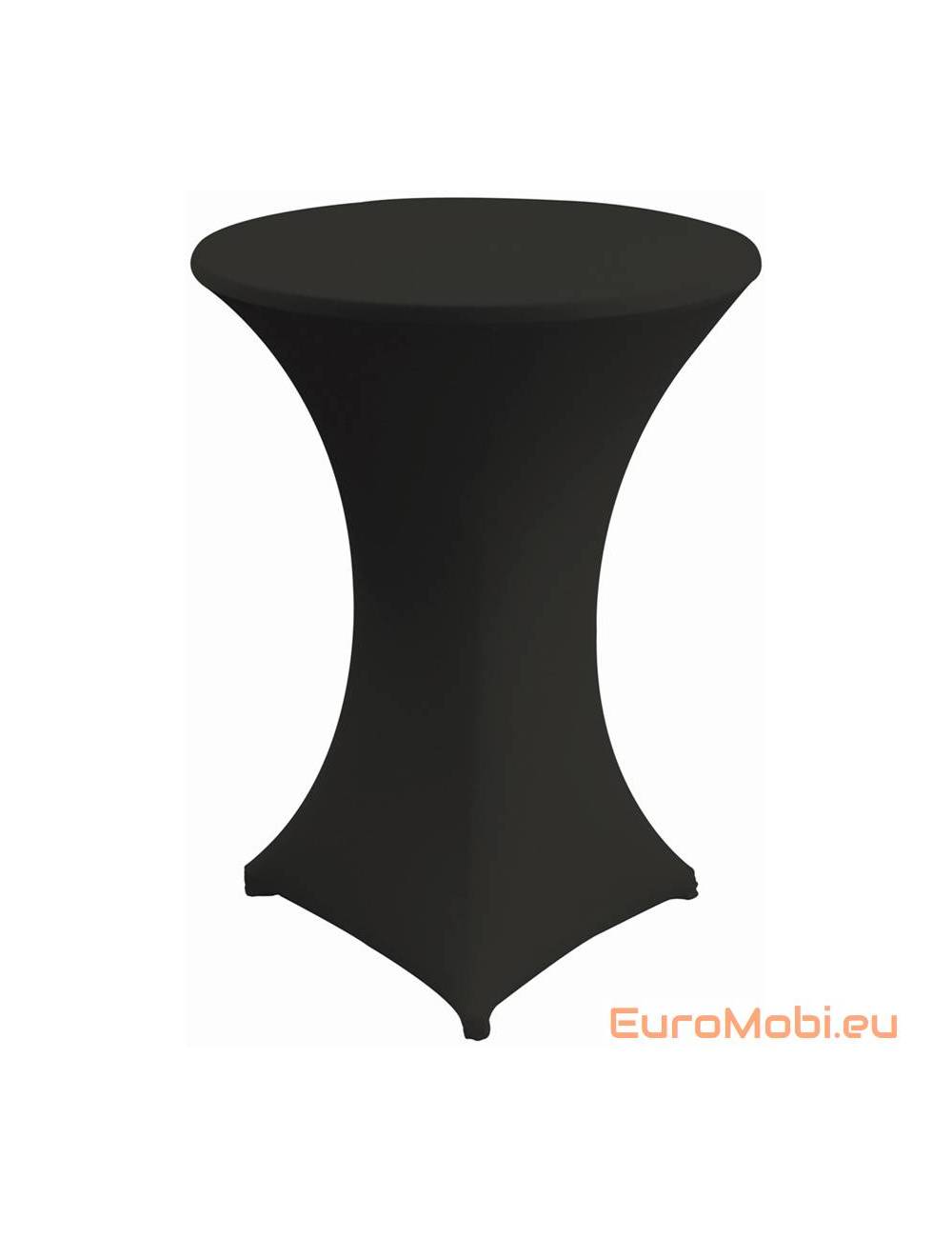 Cover and top stretch for standing table round black Cover and top stretch for standing table round black
