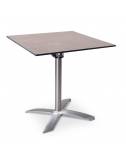 Table Tilburg avec plateau Stone et structure Inox