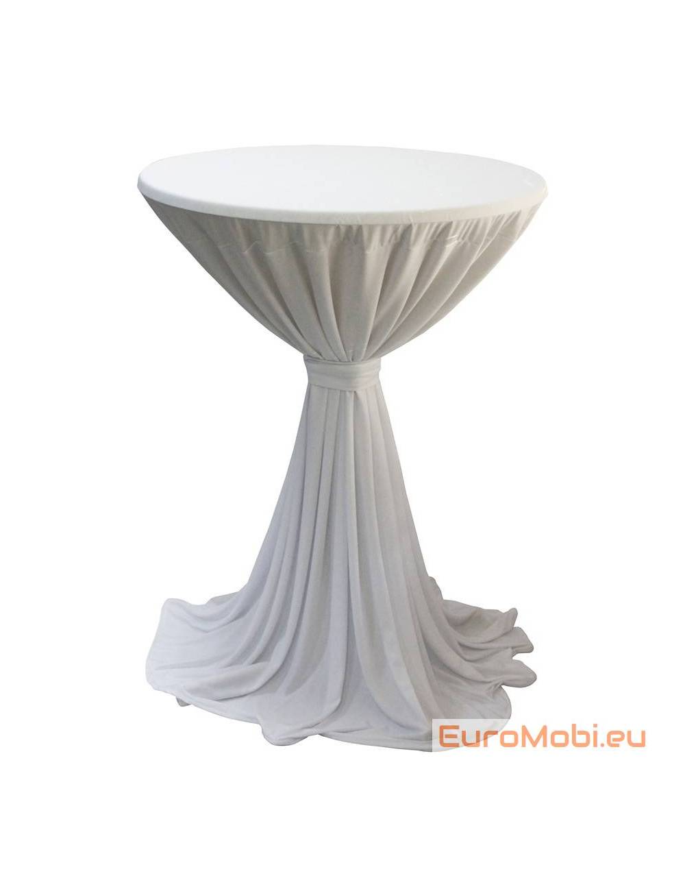 Porto cover and top stretch for standing table round whithe Porto cover and top stretch for standing table round whithe