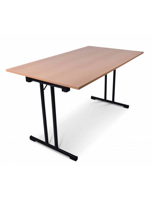 Conference folding table - 140 x 80 cm - Melamine