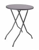 Table "mange-debout" Melin Anthracite Ø80cm