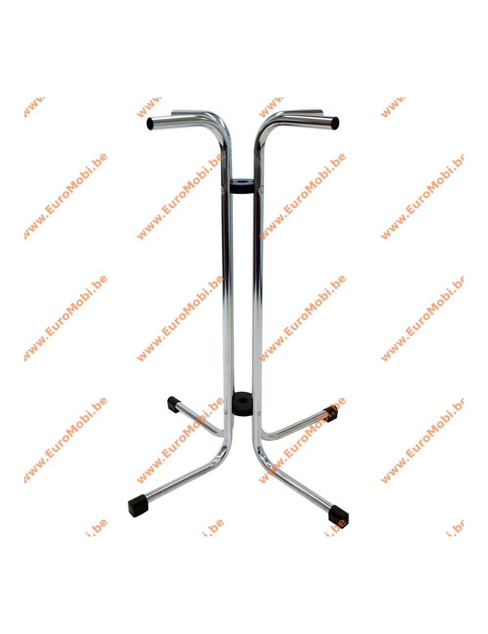 Frame standing table Morel chromed (including mounting materials)