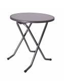 Table de terrasse Toledo Anthracite - Ø80cm - Mlit