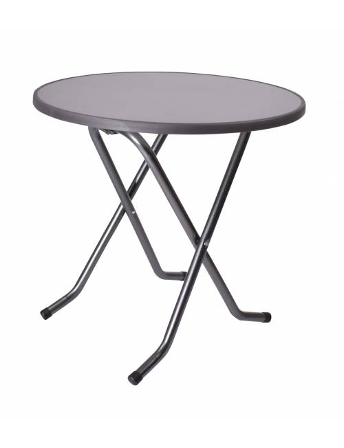 Table de terrasse Toledo Anthracite - Ø80cm - Mlit