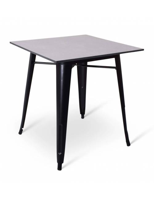 Table de terrasse Tigard - plateau de 70 x 70 cm - 12 variétés de coloris