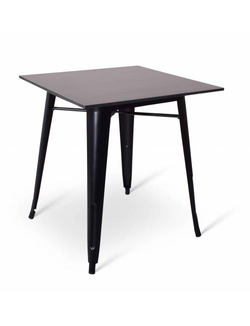 Table de terrasse Tigard - plateau de 70 x 70 cm - 12 variétés de coloris