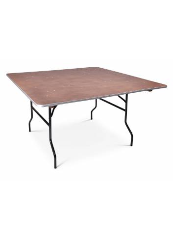 Tacoma table pliante carrée 140 x 140cm