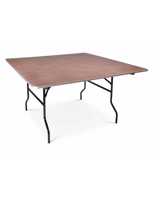 Tacoma table pliante carrée 140 x 140cm