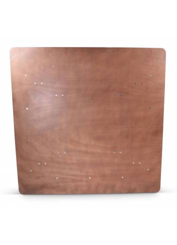 Tacoma table pliante carrée 153 x 153cm vue de haute
