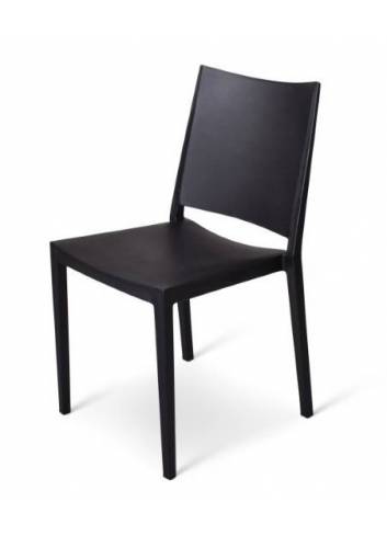 La chaise Corbion, noire. Réf E9r24M