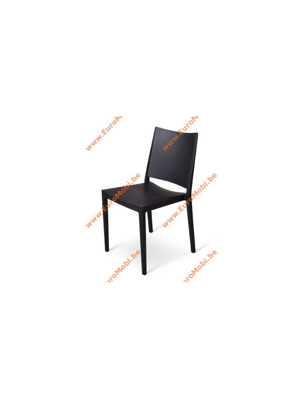 La chaise Corbion, noire. Réf E9r24M