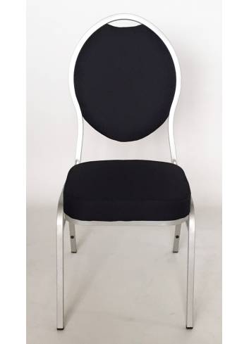Chaise empilable Wellington couleur aluminium