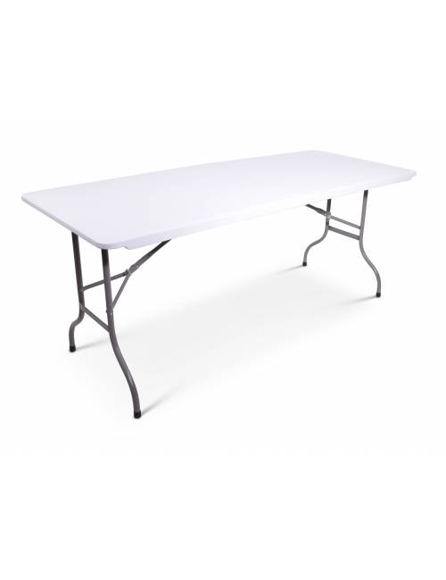 Table rectangulaire pliante Tully  "valise" - 180 x 76cm