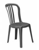 chaise Miami Bistrot anthracite