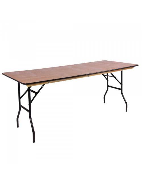 Table pliante Océan rectangulaire - 183 x 76 cm