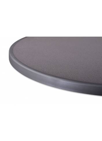 plateau rond anthracite - Mlit