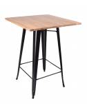 mange-debout Matra avec plateau Elm Wood 80 x 80 cm