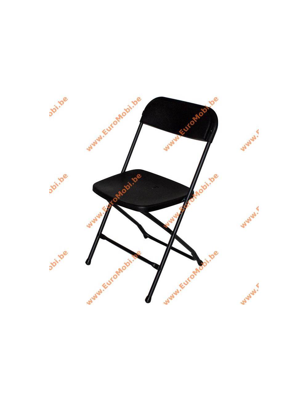Folding chair Cluny - black / black