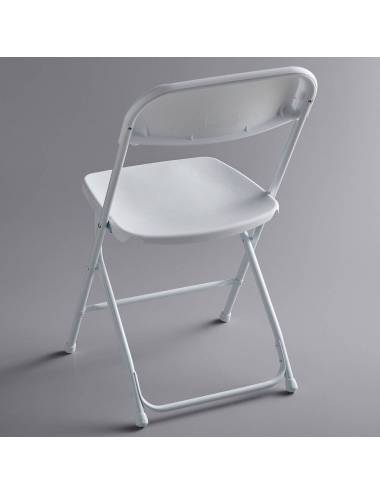 Chaise pliante Cluny - Noire / structure noire