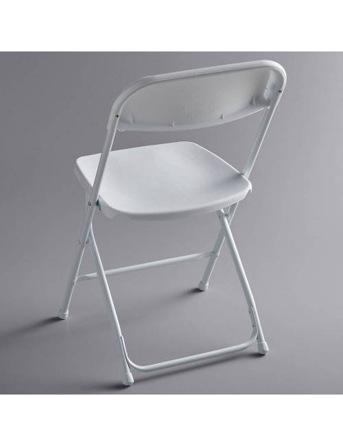 Chaise pliante Cluny - Noire / structure noire