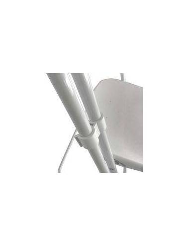 Chaise pliante Cluny - Noire / structure noire