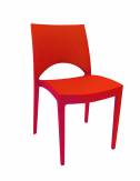 Chaise empilable Sol - rouge