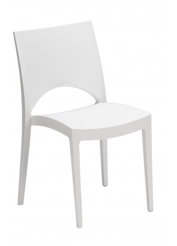 Chaise empilable Sol - blanche