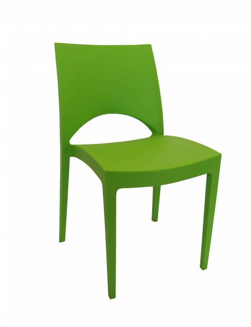 Chaise empilable Sol - verte