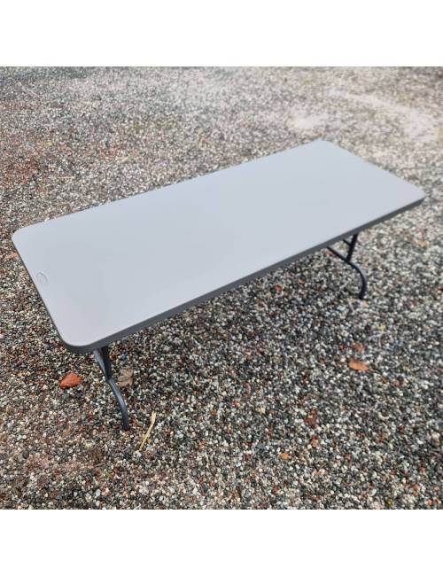 New Classic Worktop 180 rectangular folding table - 183 x 76cm - height adjustable