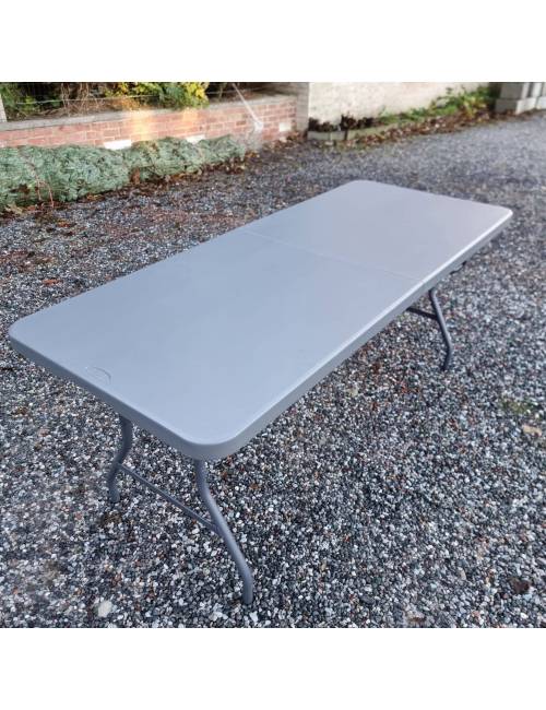 New Classic Sharptable folding rectangular table - suitcase - 183 x 76cm