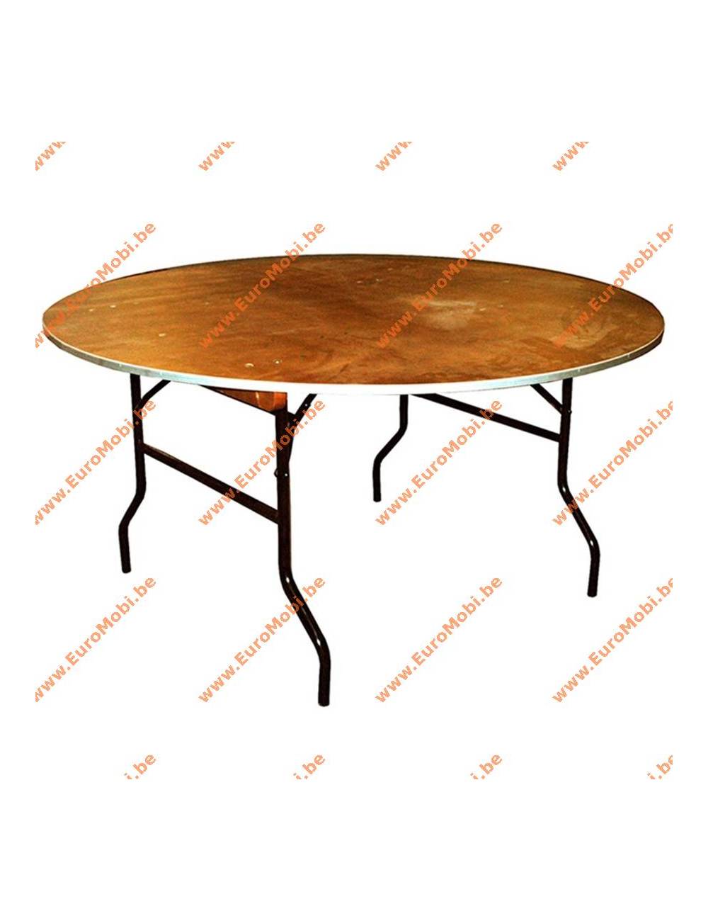 Tacoma Folding Table Round Ø183cm, Circular Trestle Tables