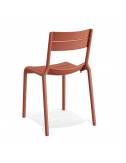 vente - chaise empilable - Calor - couleur Terracotta