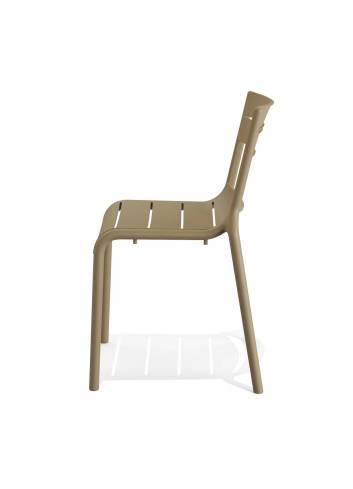 vente - chaise empilable - Calor - couleur Sable