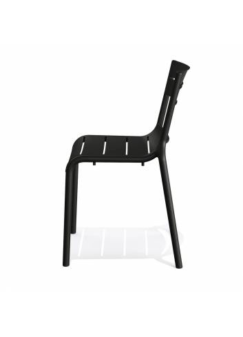 vente - chaise empilable - Calor - couleur Noir