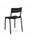 vente - chaise empilable - Calor - couleur Noir