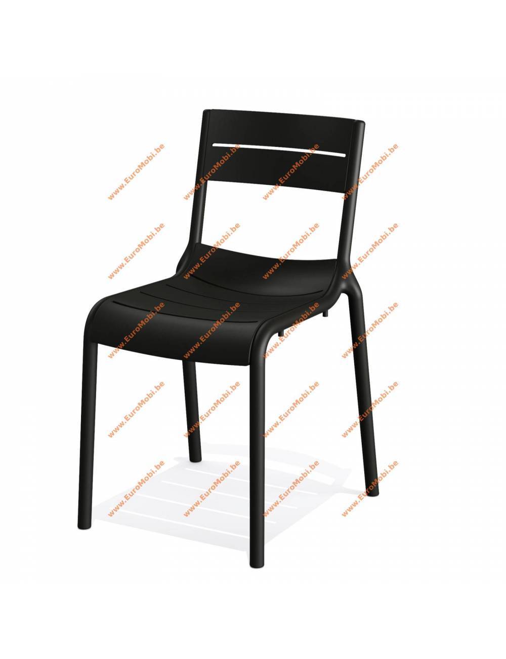 vente - chaise empilable - Calor - couleur Noir