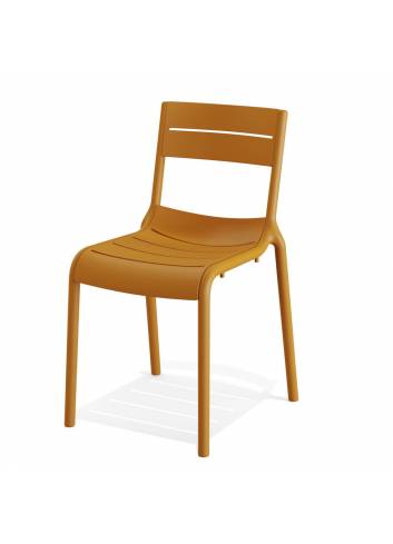 vente - chaise empilable - Calor - couleur Jaune