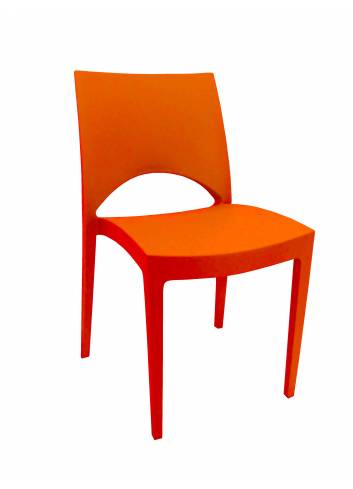 Chaise empilable Sol - orange