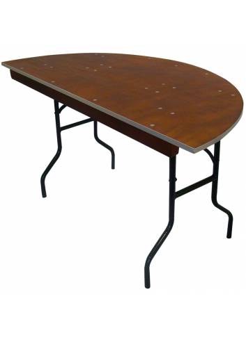 Tacoma table pliante demi-ronde 140 x 76 cm (hémisphere)