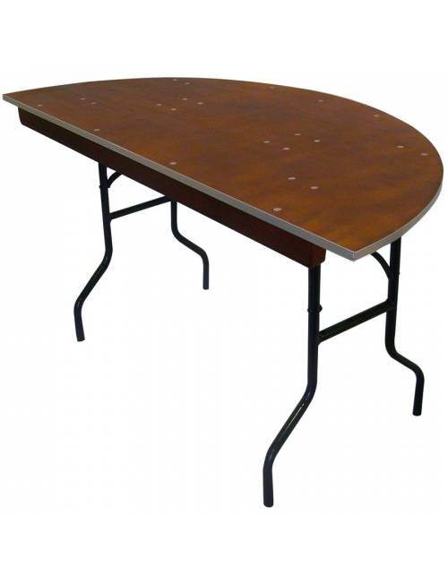 Half-round Tacoma folding table 140 x 76 cm