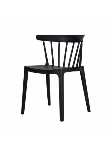 Windson noire - chaise empilable