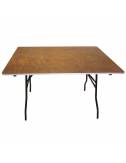 Tacoma square folding table 140 x 140cm unfolded